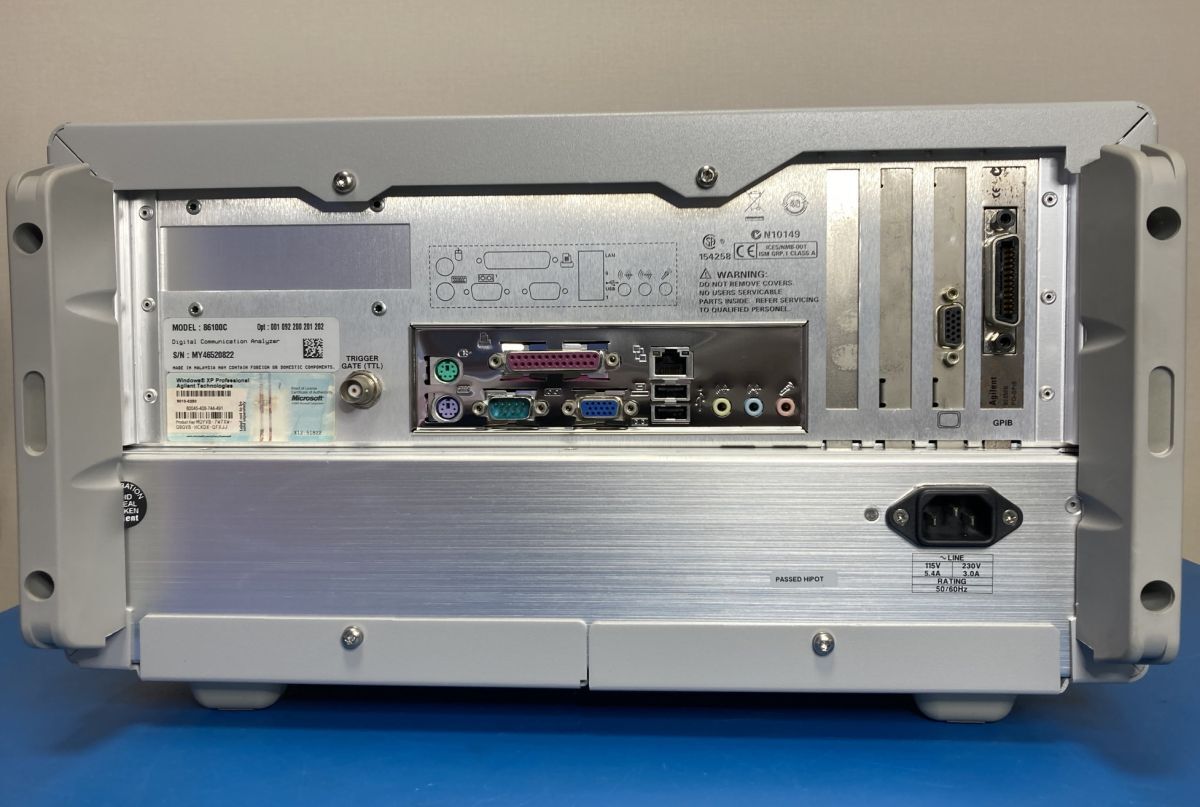 Agilent 86100C DCA-J Wide Bandwidth Oscilloscope Mainframe with 54754A TDR/TDT Modules [v1219010116]