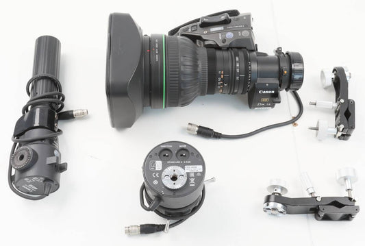 Canon CJ25ex7.6 IASE 2/3 4K Broadcast Portable Lens with Remote [c1240823037]
