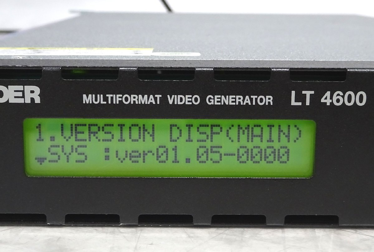 LEADER LT4600 Multi-Format Video Generator SD/HD-SDI [r1186762639]