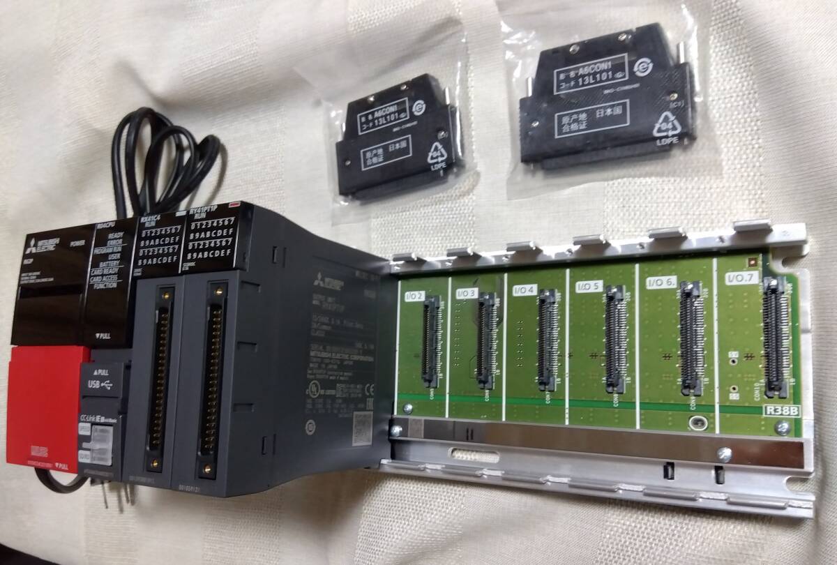 Mitsubishi Electric iQ-R Series CPU Power Supply 8 Slot Base I/O Unit Set R04CPU R62P R38B RX41C4 RY41PT1P [t1248818959]