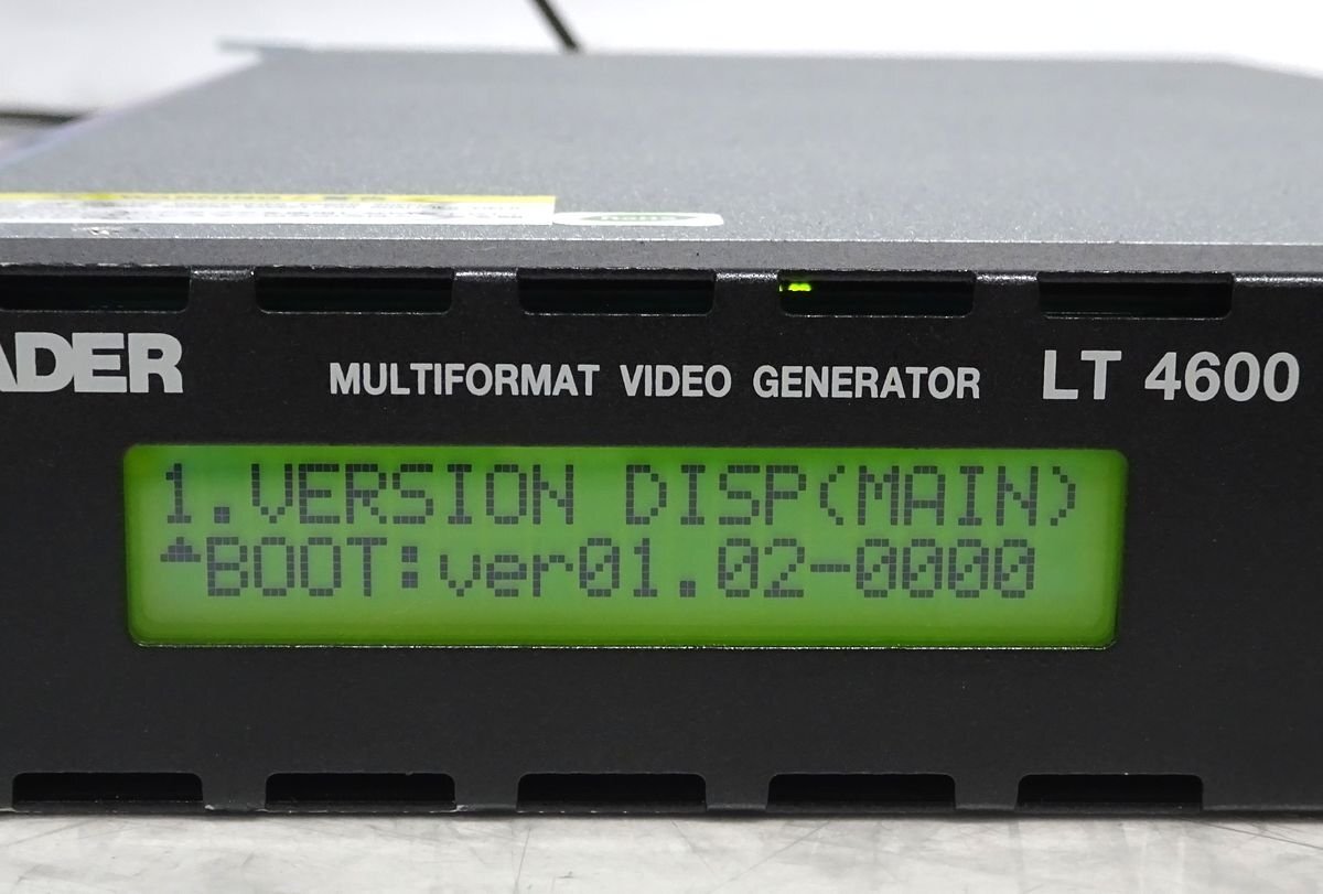LEADER LT4600 Multi-Format Video Generator SD/HD-SDI [r1186762639]
