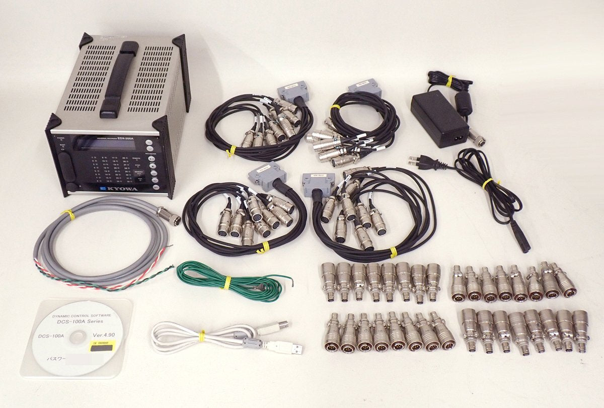 Kyowa EDX-200A-4H Universal Recorder with CVM-40A 4 Units [1246558729]