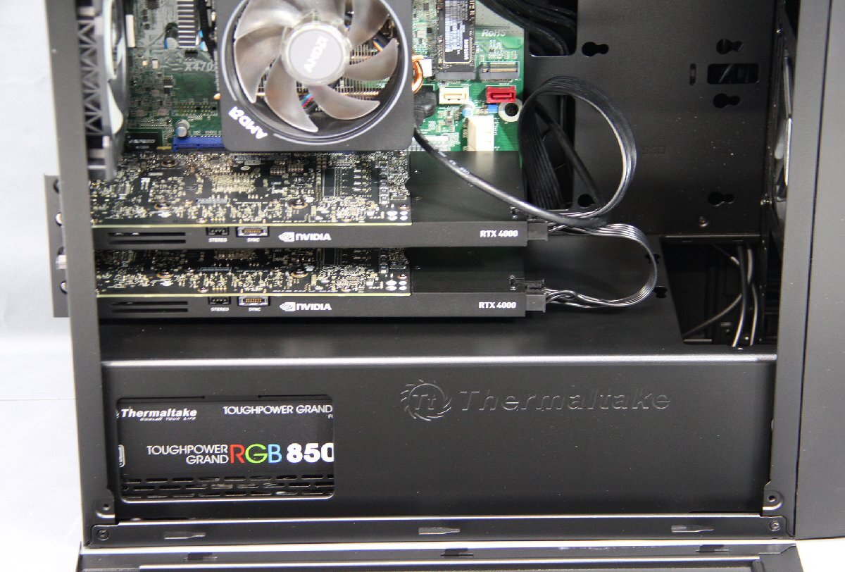 NVIDIA Quadro RTX4000 AMD Ryzen7 3800X Custom PC 32GB RAM 1TB SSD 850W Power Supply (for parts or not working) [w1243601852]