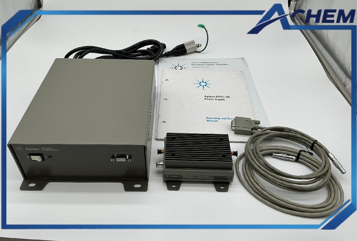 Agilent 87422A 83017A Power Supply Microwave System Amplifier [t1249885964]