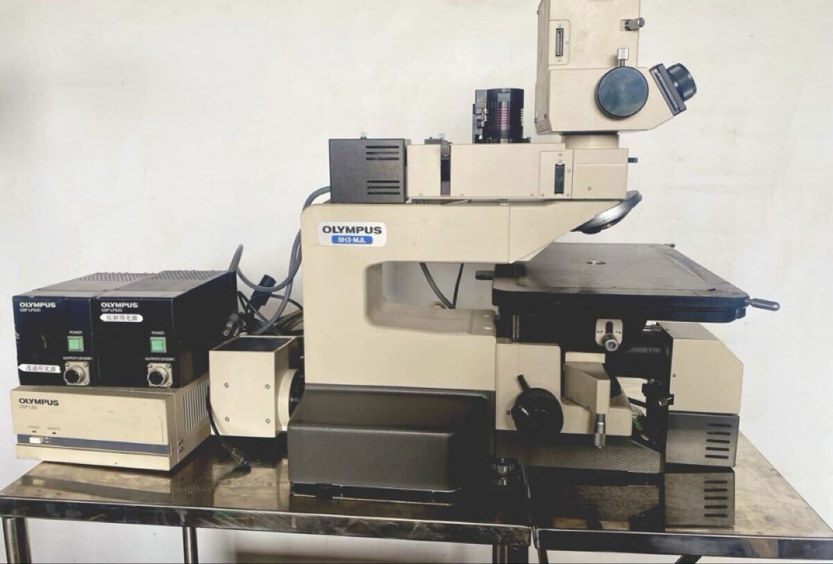 OLYMPUS BH3-MJL Metallic Microscope with Reflection/Transparent Light Source [l1194702574]