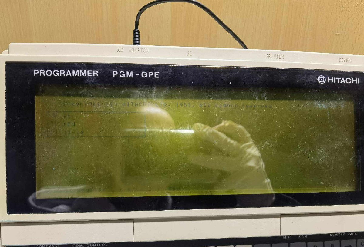 HITACHI PGM-GPE PLC Programming Device [l1119209009]