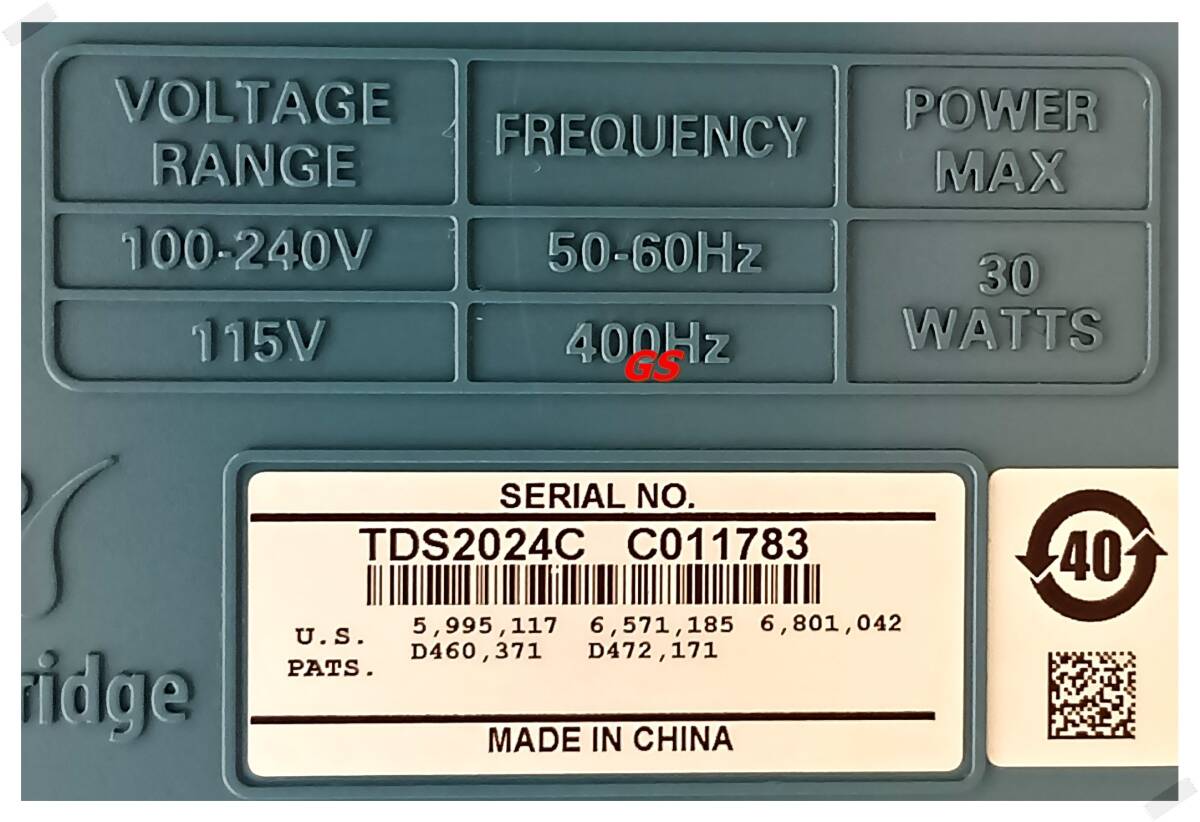 Tektronix TDS2024C Digital Storage Oscilloscope 200MHz 2GS/s 4ch [u1198274147]
