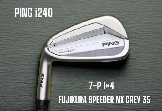 PING i240 Iron Set of 4 FUJIKURA SPEEDER NX GRAY 35 Left-Handed [h1194183201]
