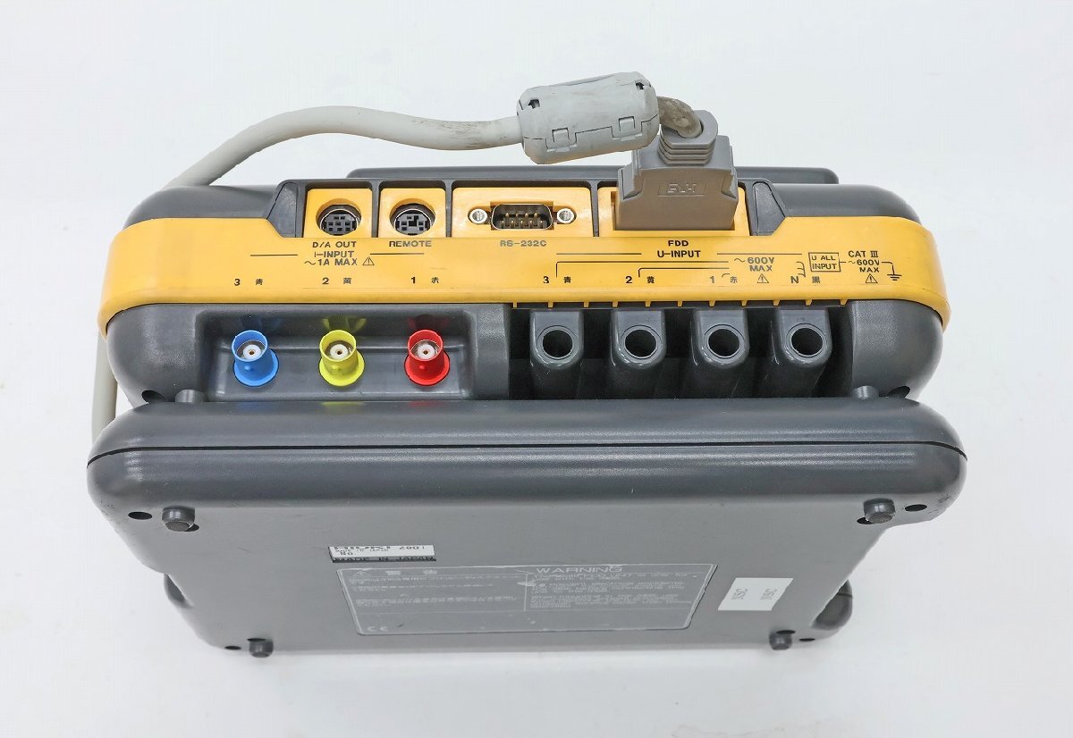 Hioki 5954A26 Clamp-On Power HiTester with 3 Clamp-On Sensors 9291 and 2 Clamp-On Sensors 9298 and 4 Voltage Cables 9438 [s1235499107]