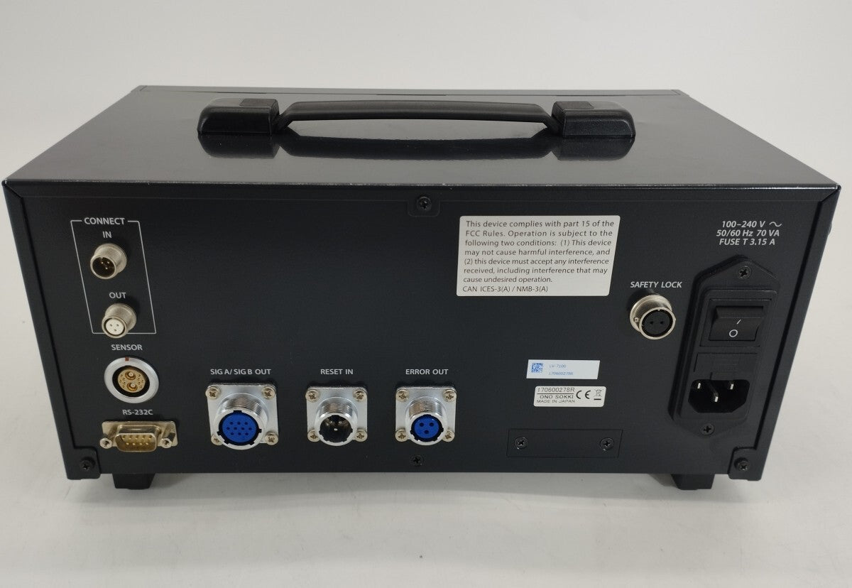 ONOSOKKI LV-7100 Laser In-Plane Speed Controller [u1180188553]
