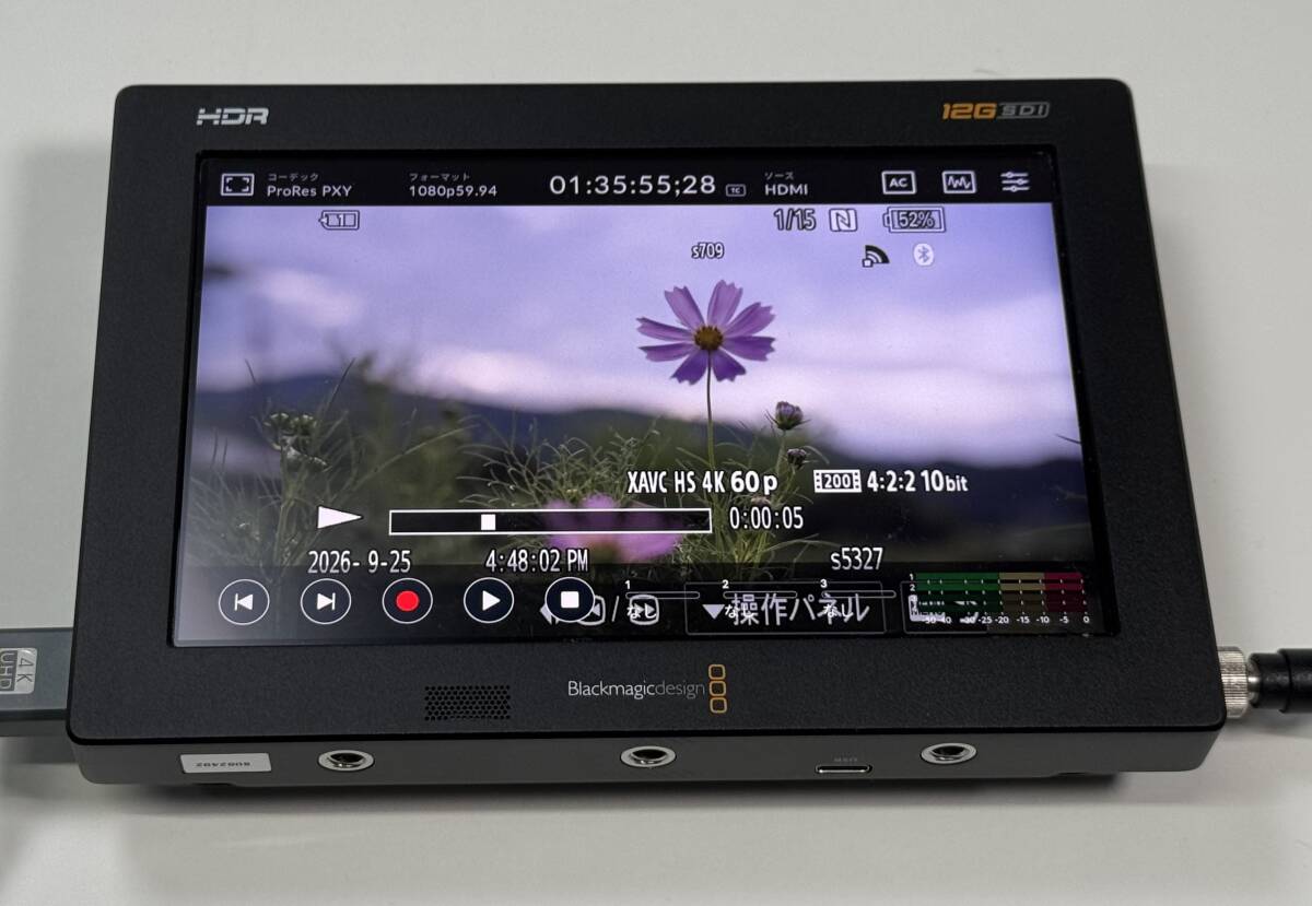 Blackmagic Video Assist 7 inch 12G HDR Monitor Recorder [u1246887279]