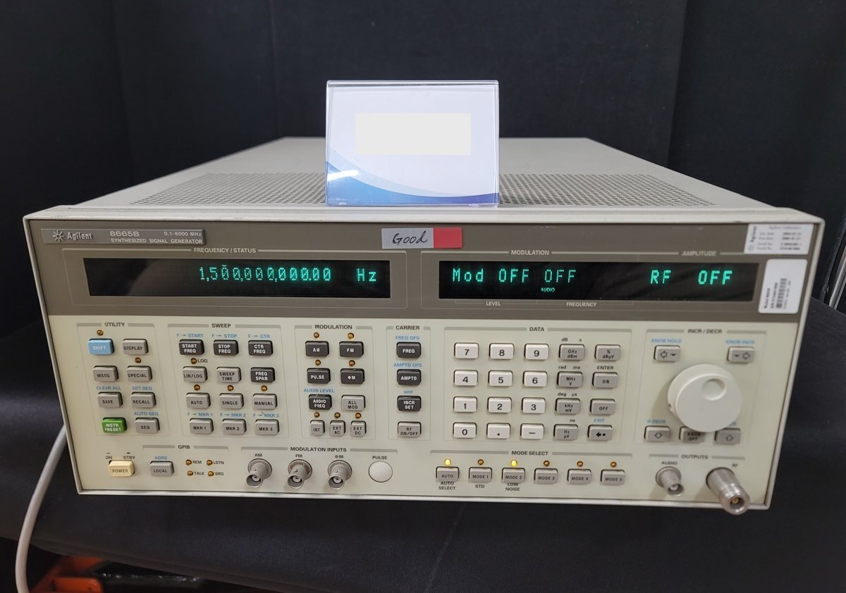 HP 8665B Synthesized Signal Generator 100kHz-6GHz [c1201496484]