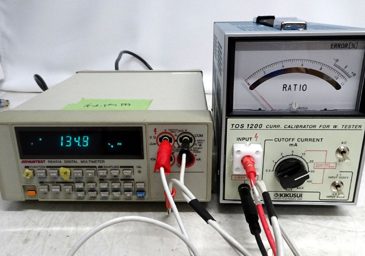 Kikusui TOS1200 Current Calibrator for W. Tester (as-is) [j1248692901]