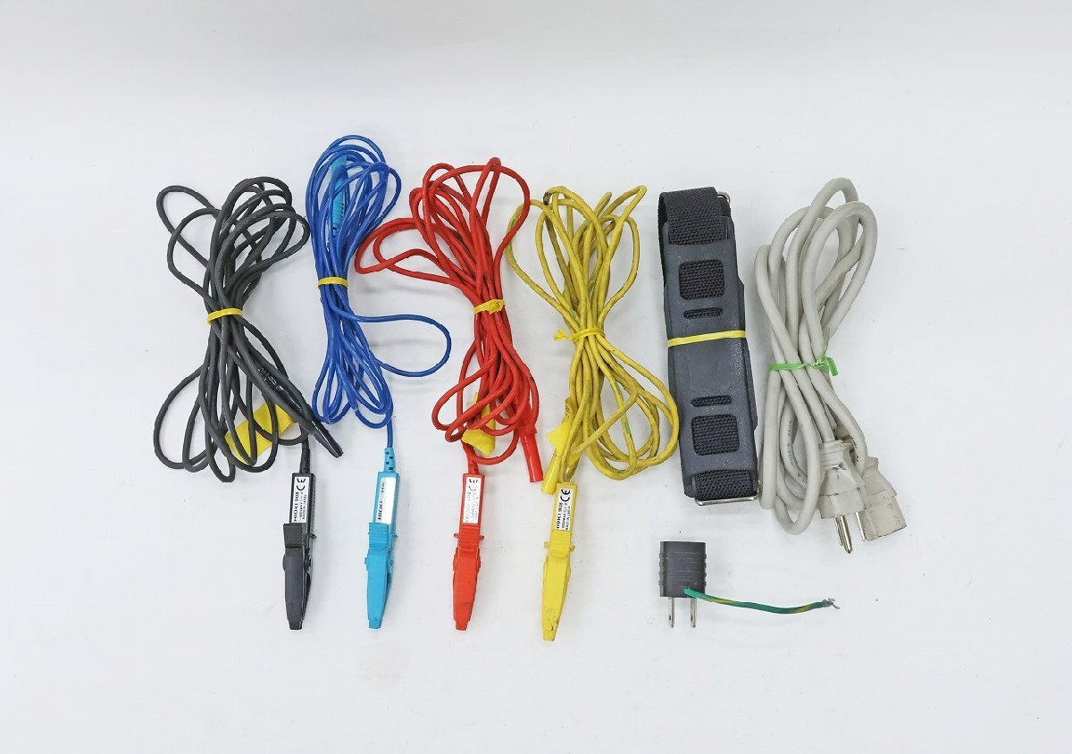 Hioki 5955A26 Clamp-On Power HiTester with 3 Clamp-On Sensors 9291, 2 Clamp-On Sensors 9298, 4 Voltage Cables 9438 [p1235493023]