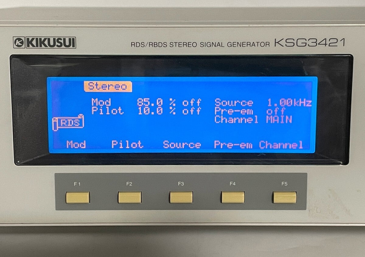 Kikusui KSG3421 RDS/RBDS Stereo Signal Generator [h1180177636]