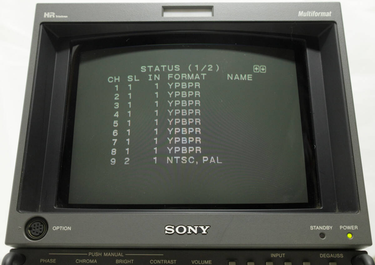 SONY BVM-D9H5J 9-inch Trinitron Master Monitor with AC-D9H BKM-129X BKM-127W [k1248800433]
