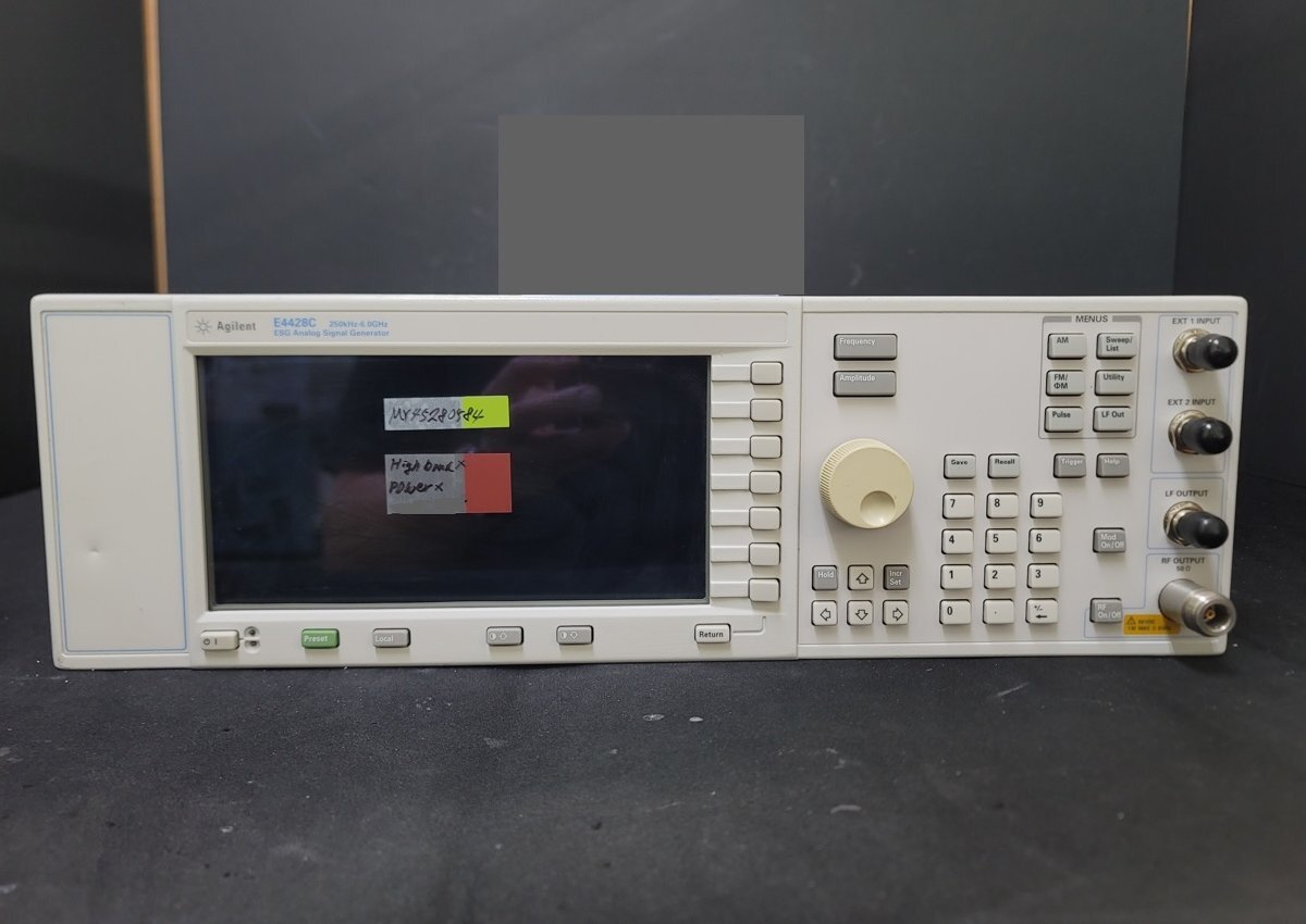Agilent E4428C Analog Signal Generator 250kHz-6GHz (as-is) [q1198509353]