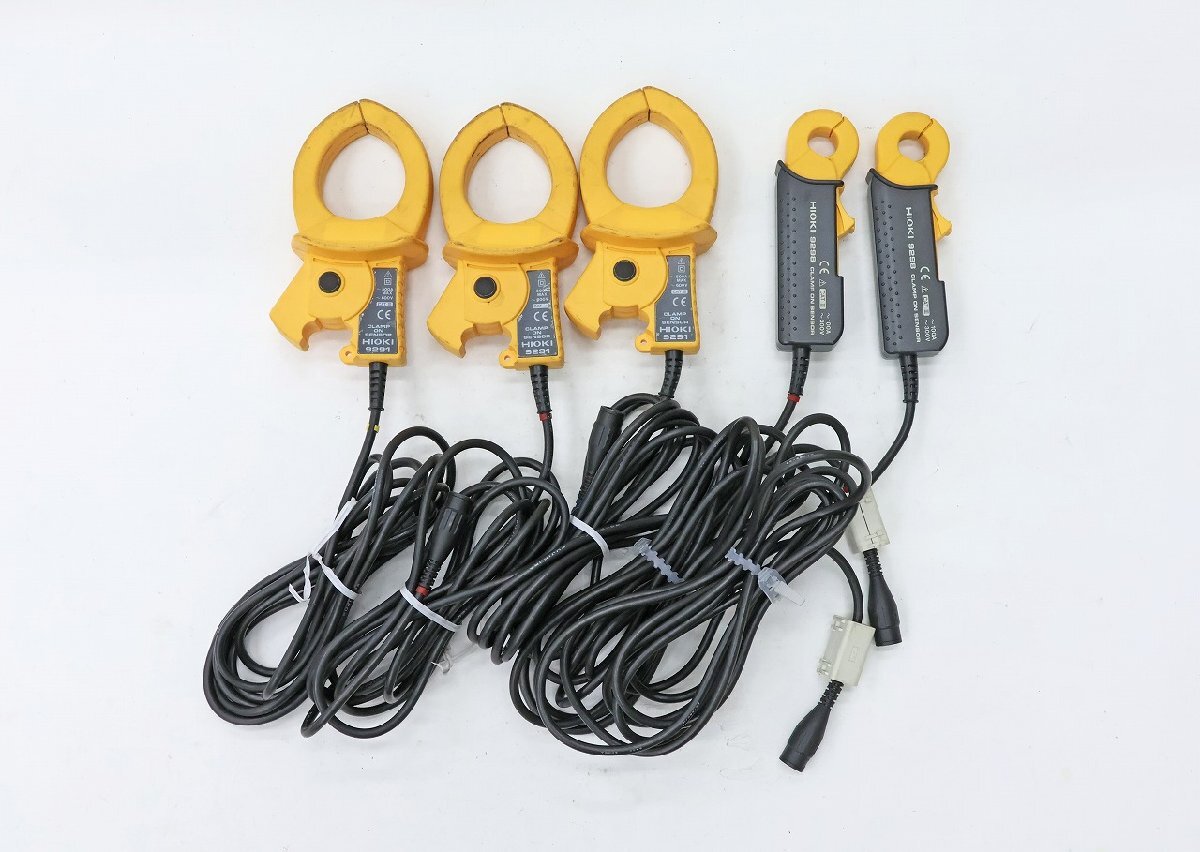 Hioki 5955A26 Clamp-On Power HiTester with 3 Clamp-On Sensors 9291, 2 Clamp-On Sensors 9298, 4 Voltage Cables 9438 [p1235493023]