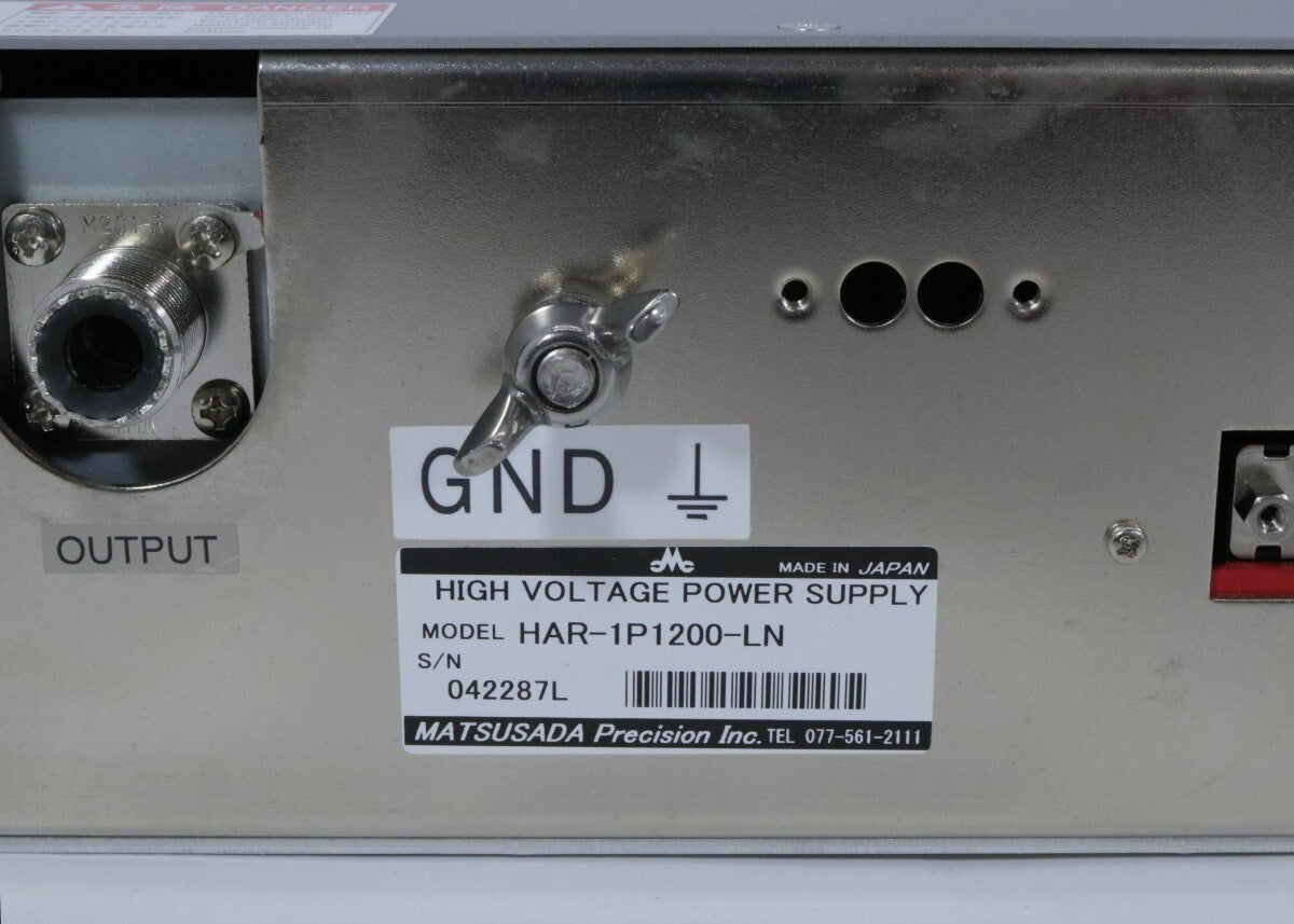 Matsusada Precision HAR-1P1200 High Voltage Power Supply [f1207538953]