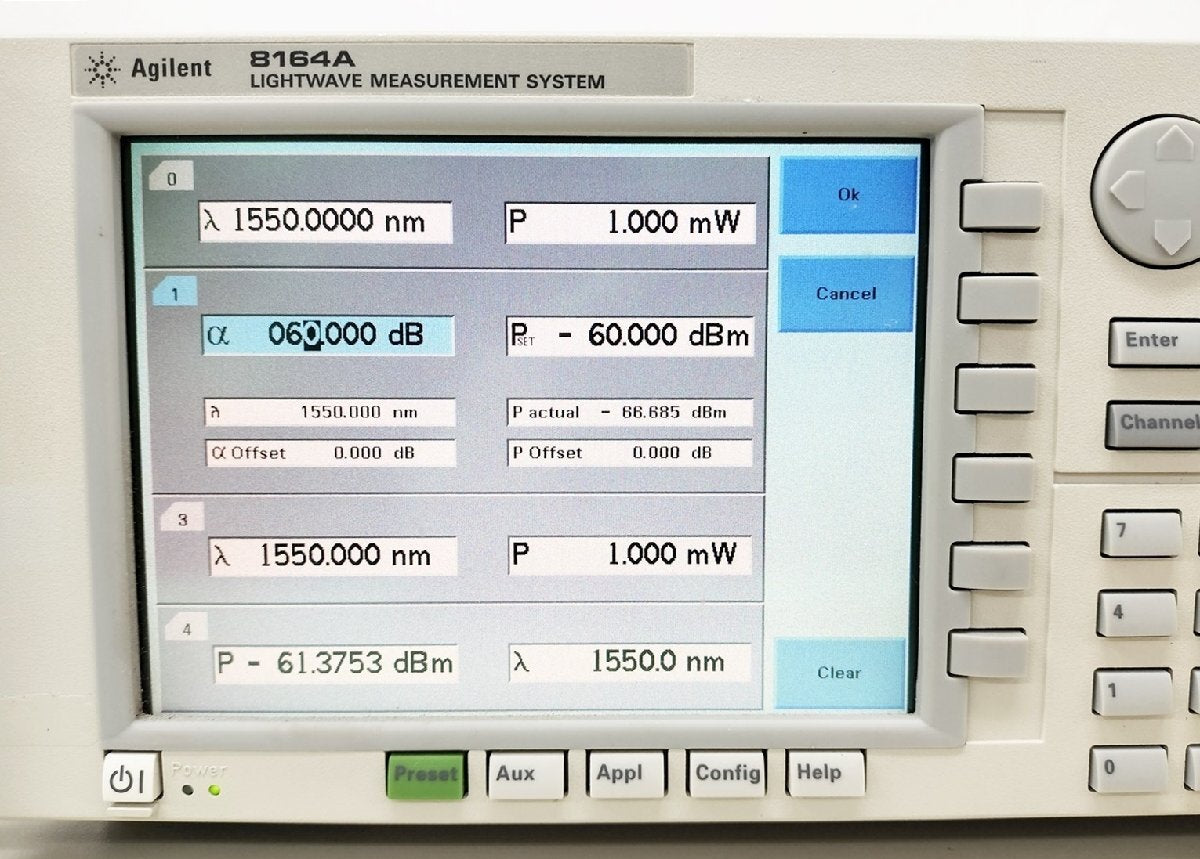 Agilent 81576A Optical Attenuator 1250-1650nm 0-60dB [q1131159415]