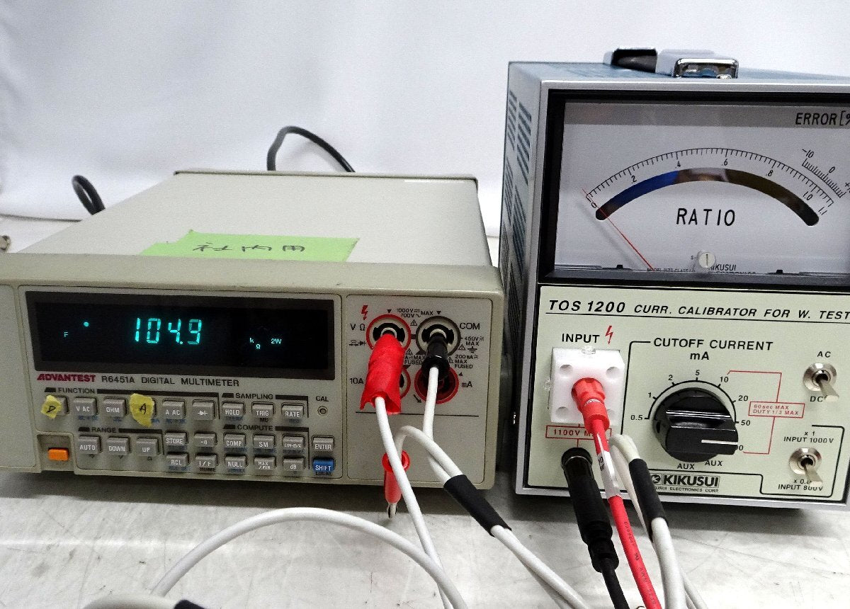 Kikusui TOS1200 Current Calibrator for W. Tester (as-is) [j1248692901]