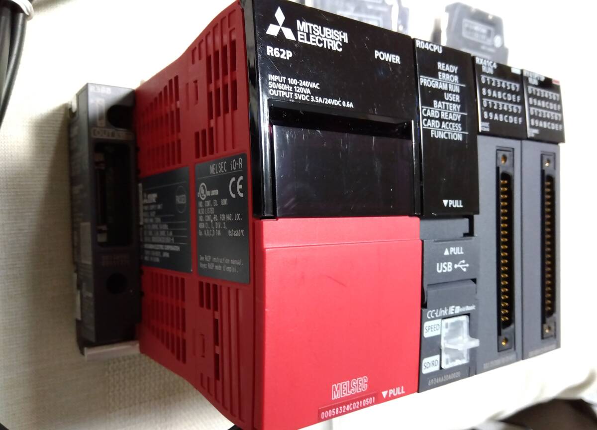 Mitsubishi Electric iQ-R Series CPU Power Supply 8 Slot Base I/O Unit Set R04CPU R62P R38B RX41C4 RY41PT1P [t1248818959]