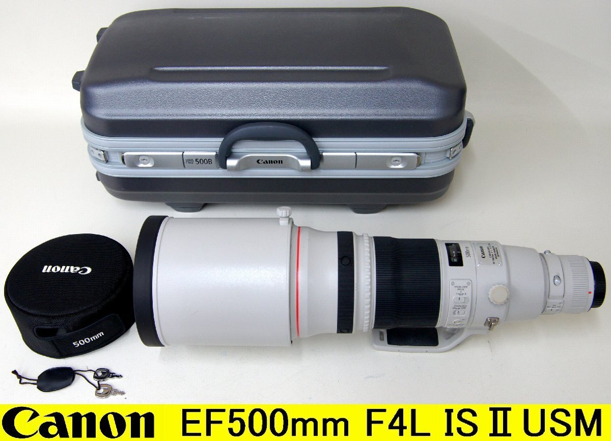 Canon EF500mm F4L IS II USM Super Telephoto Lens with Lens Case [w1213632986]