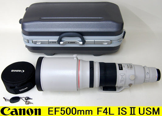 Canon EF500mm F4L IS II USM Super Telephoto Lens with Lens Case [w1213632986]