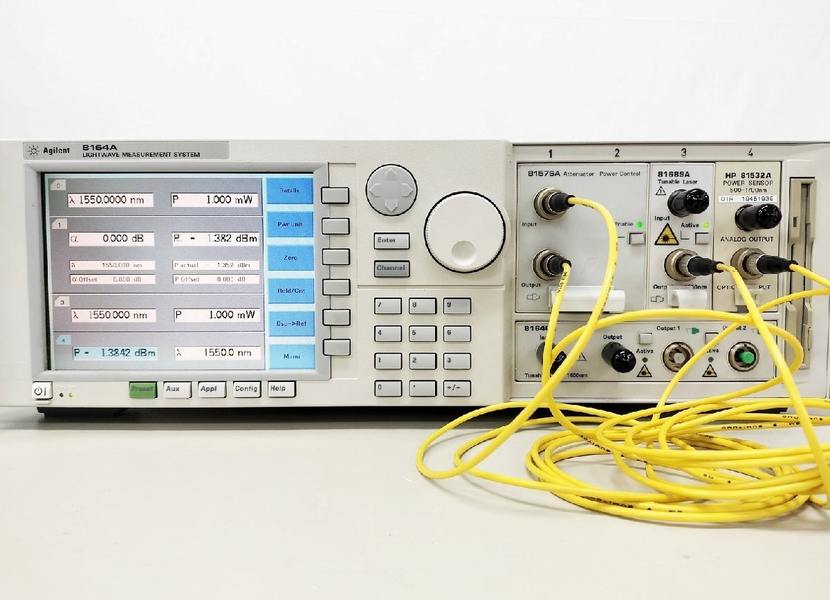Agilent 81576A Optical Attenuator 1250-1650nm 0-60dB [q1131159415]