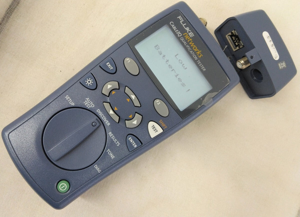 FLUKE Networks CABLEIQ Wiring Verification Tester Cable Analyzer [h1217818031]