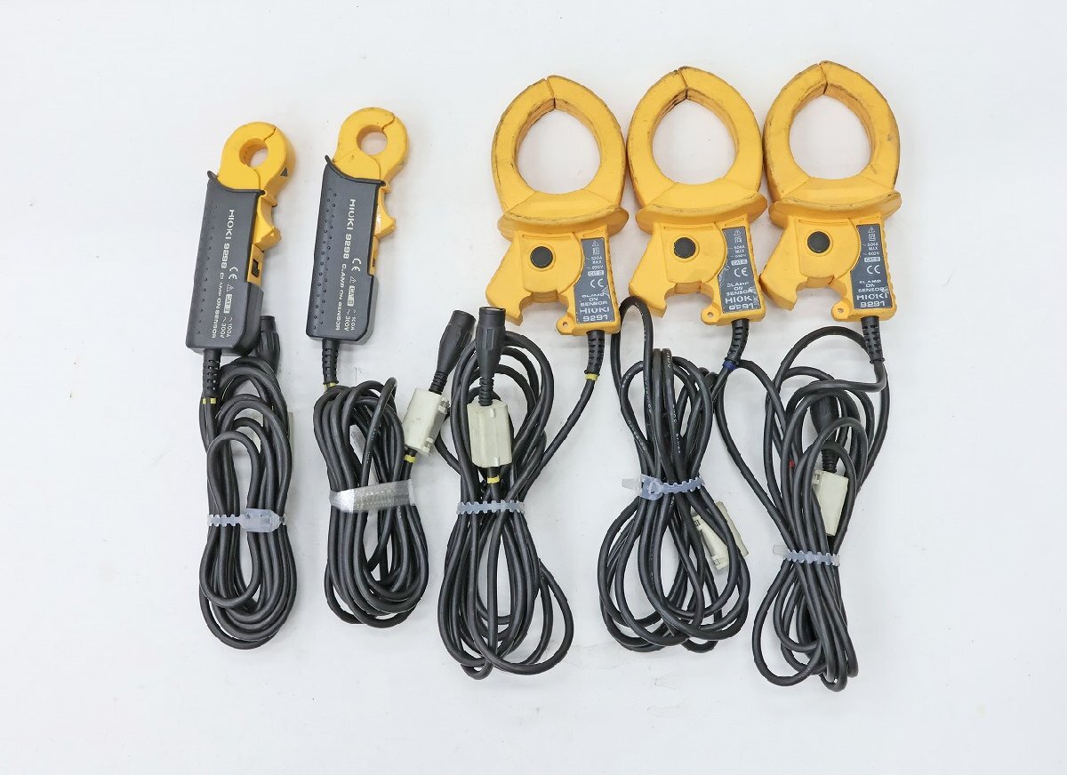 Hioki 5954A26 Clamp-On Power HiTester with 3 Clamp-On Sensors 9291 and 2 Clamp-On Sensors 9298 and 4 Voltage Cables 9438 [s1235499107]