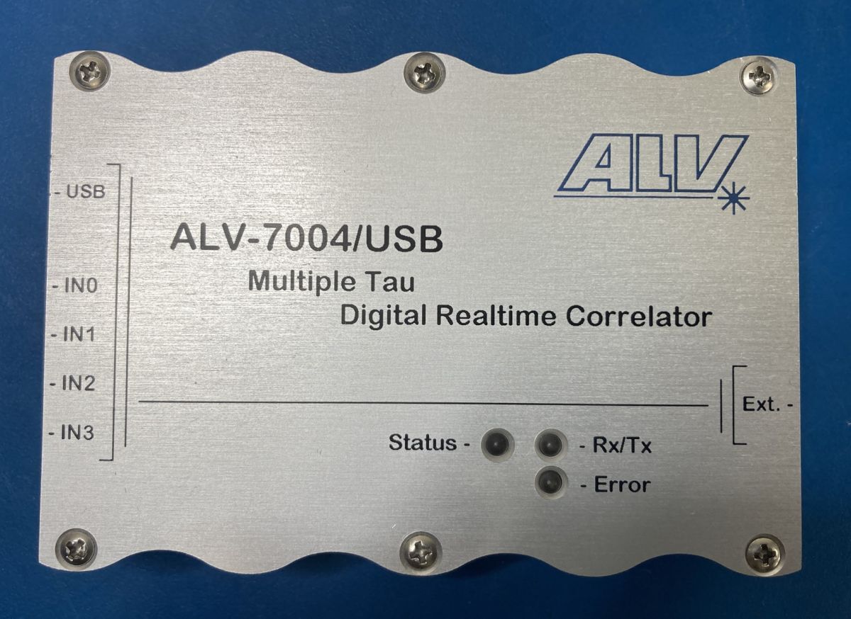ALV-7004/USB Multiple Tau Digital Realtime Correlator [q1227179040]