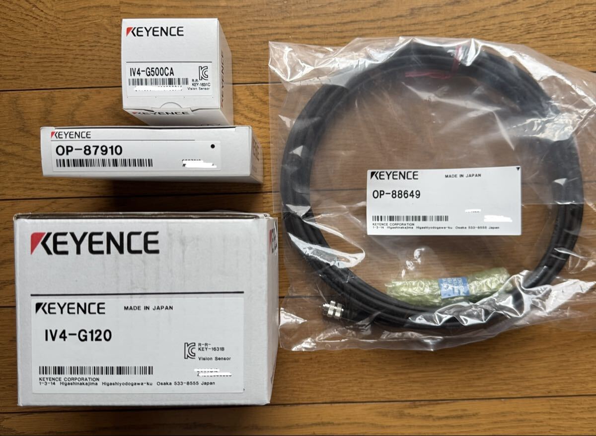 Keyence IV4-G120 IV4-G500CA OP-87910 OP-88649 Set (open box) [d1248575161]