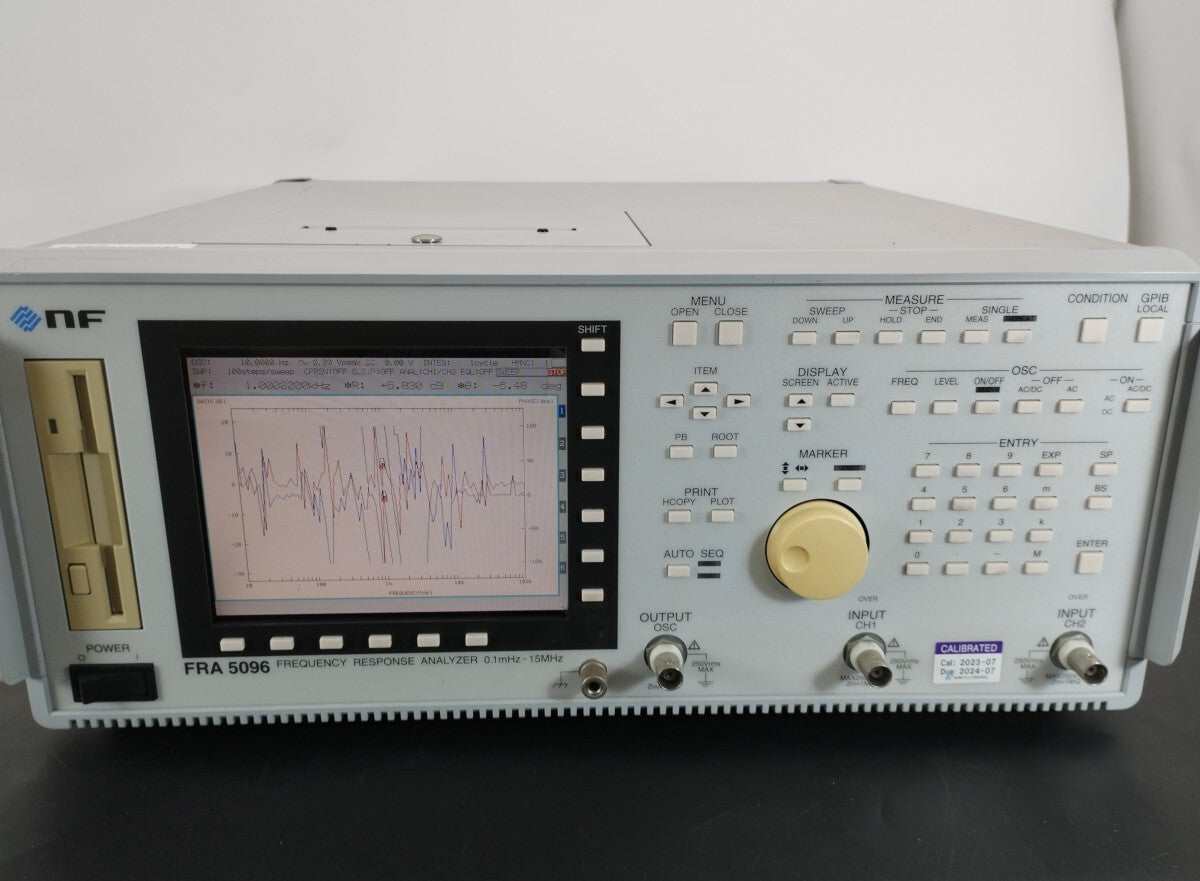 NF FRA5096 Frequency Characteristic Analyzer with Calibration Test Report [t1180112280]