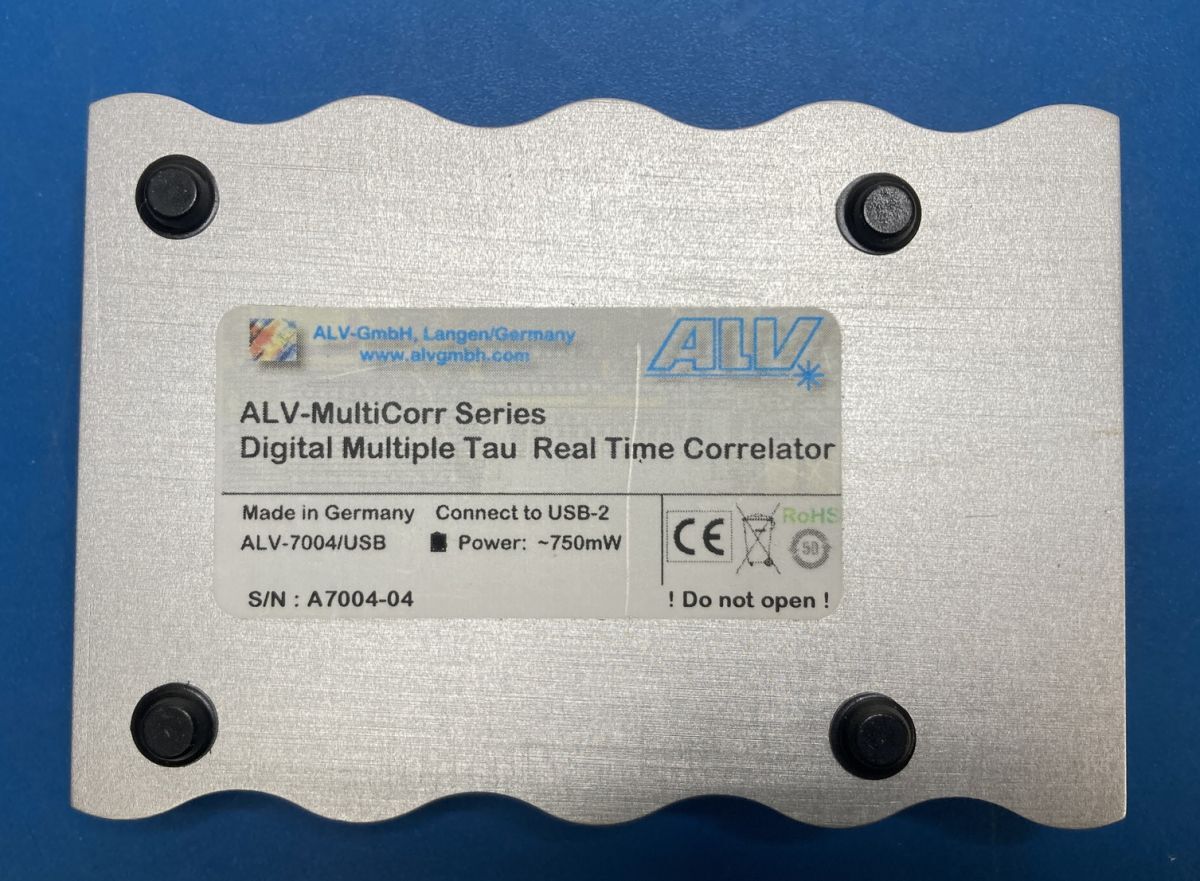 ALV-7004/USB Multiple Tau Digital Realtime Correlator [q1227179040]