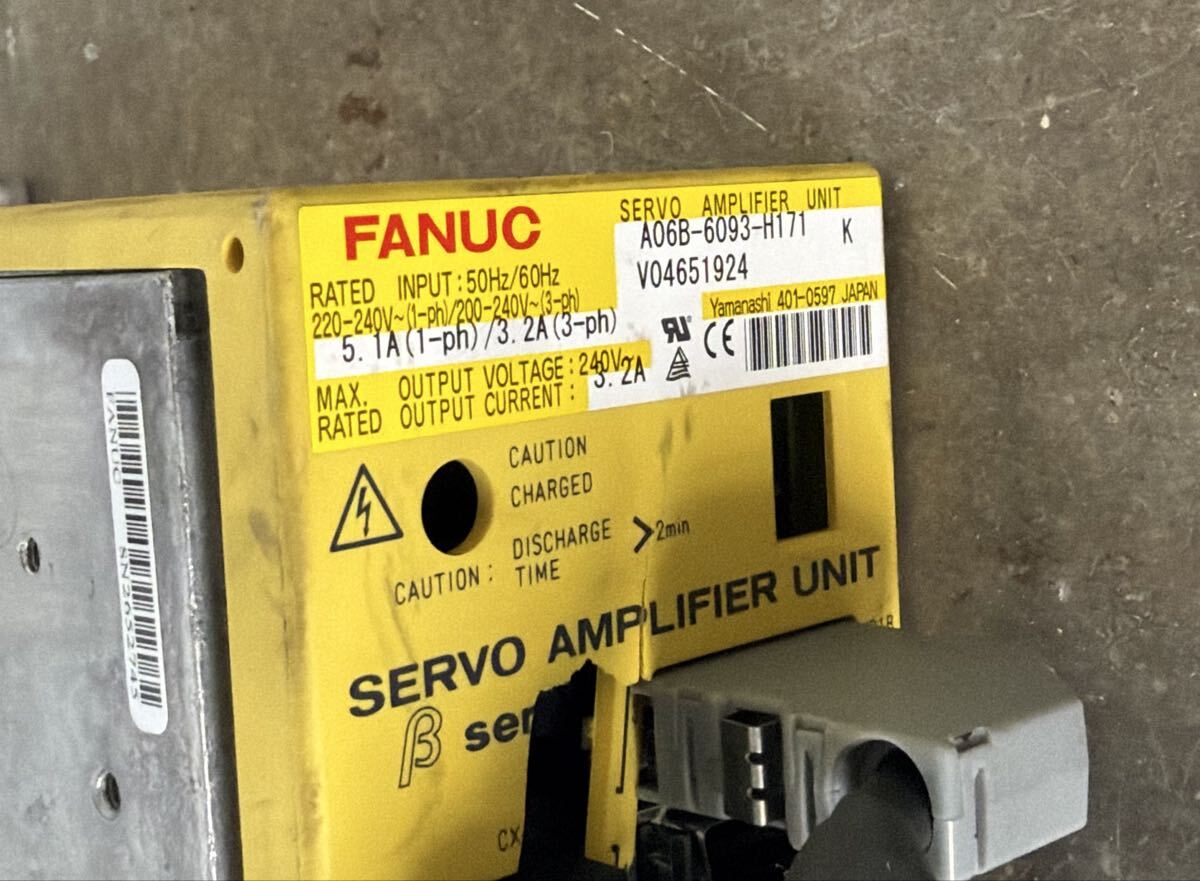 FANUC A06B-6093-H171 Servo Amplifier (as-is) [l1247740598]