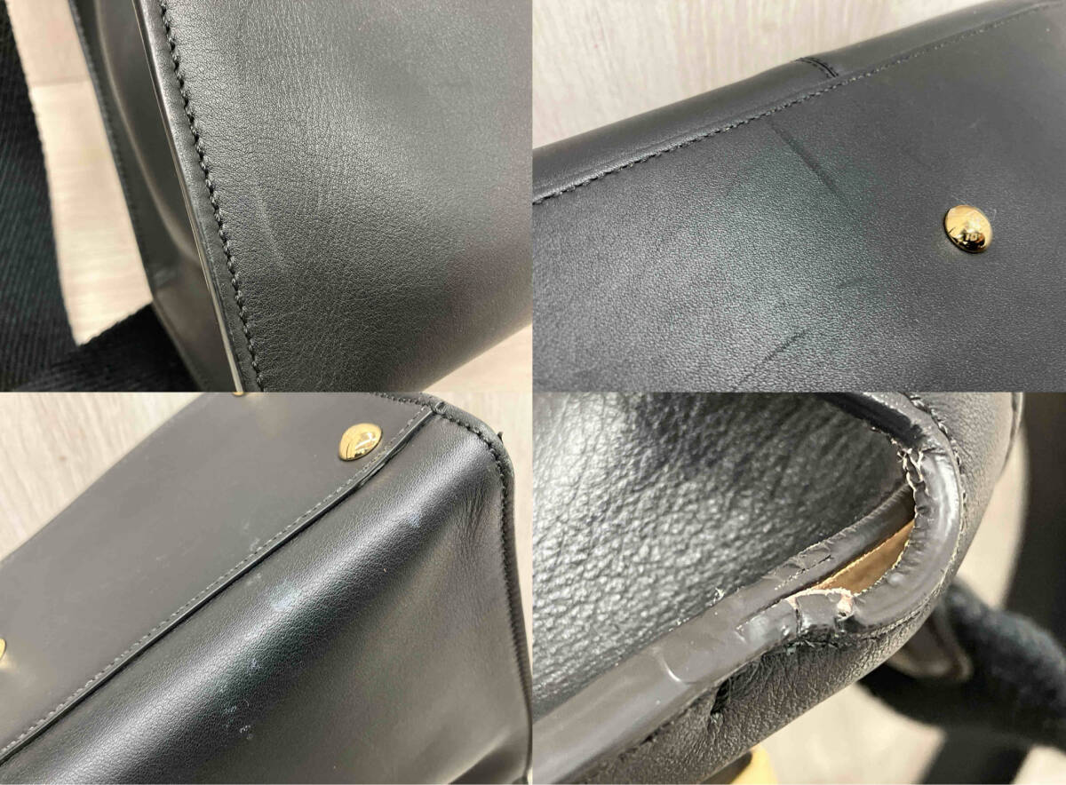 Fendi Peekaboo X-Light Medium Shoulder Bag Black [r1220606640]