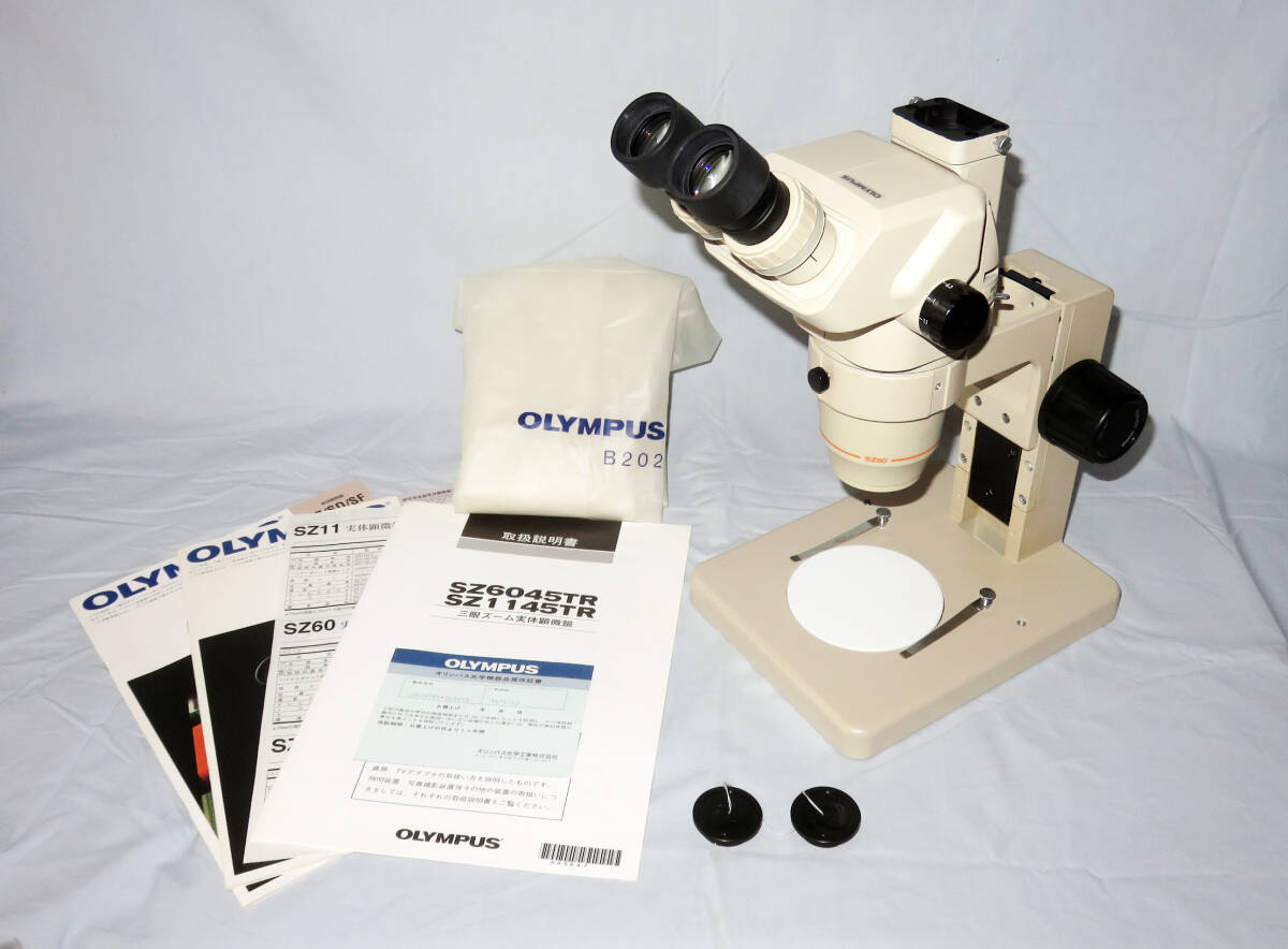 Olympus SZ6045TR Stereo Zoom Microscope with GSWH10X/22 Objective Lens and PM10SP Automatic Imaging System [d1241783281]