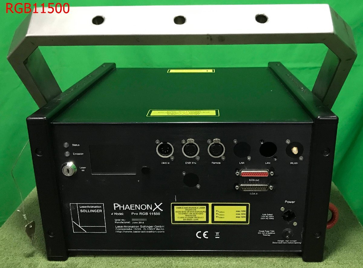 LaserAnimation SOLLINGER PHAENON X Pro RGB 5500 Projector 2 Units (for parts or not working) [f1239481585]