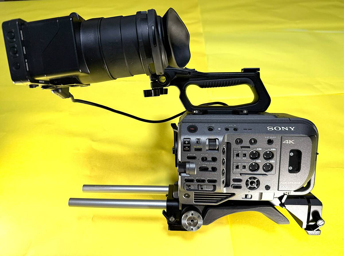 SONY PXW-FX9 XDCAM Camera 196 Hours with VCT-FS7 ECM-MS2 SENNHEISER MZW400 [1249825341]