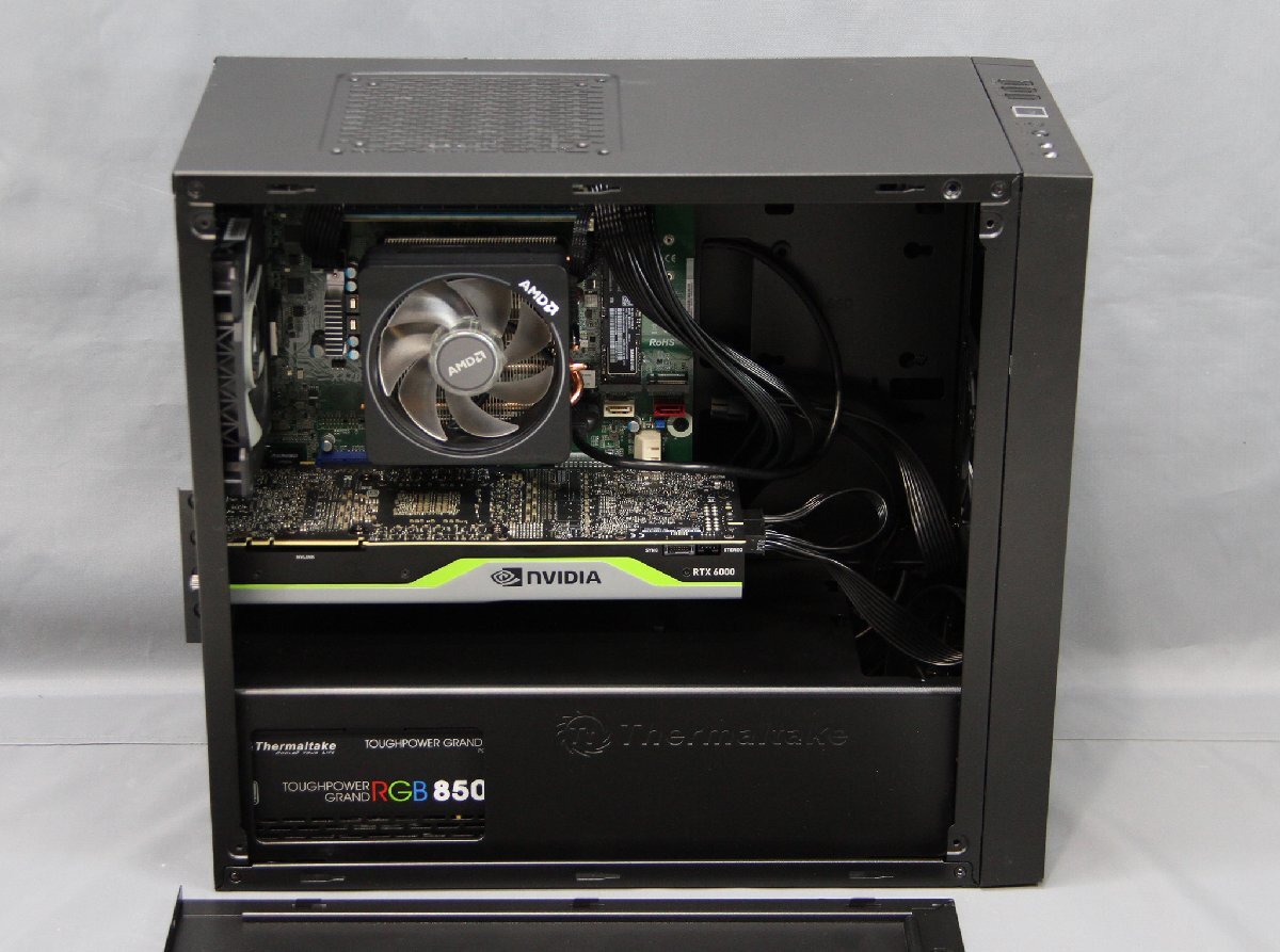 NVIDIA Quadro RTX6000 AMD Ryzen7 3800X Custom PC 32GB RAM 1TB SSD 850W Power Supply (for parts or not working) [d1243609127]
