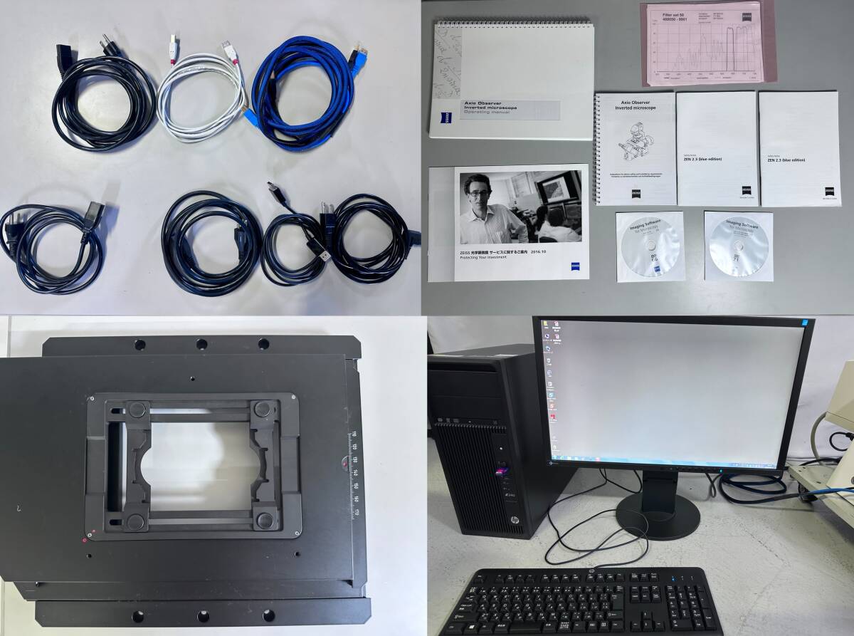 Zeiss Axio Observer 5 Inverted Microscope with Axiocam 506 mono ZEN 2.3 Pro HBO100 PC Dongle [s1250224141]