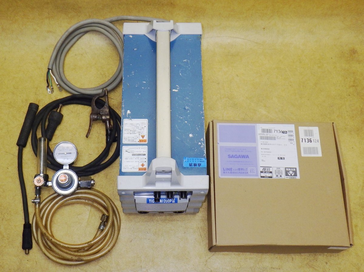 Daihen VRTPM-202 TIG Welder Inverter Mini 200PⅡ 100V-200V with Torch, Ground, Gas Regulator [q1194545682]