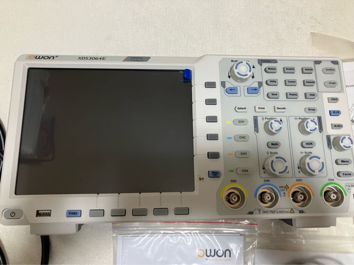OWON XDS3064E 4-Channel Digital Oscilloscope 1Gs/s 60MHz Band [r1175441723]