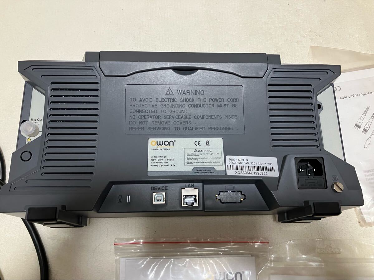 OWON XDS3064E 4-Channel Digital Oscilloscope 1Gs/s 60MHz Band [r1175441723]