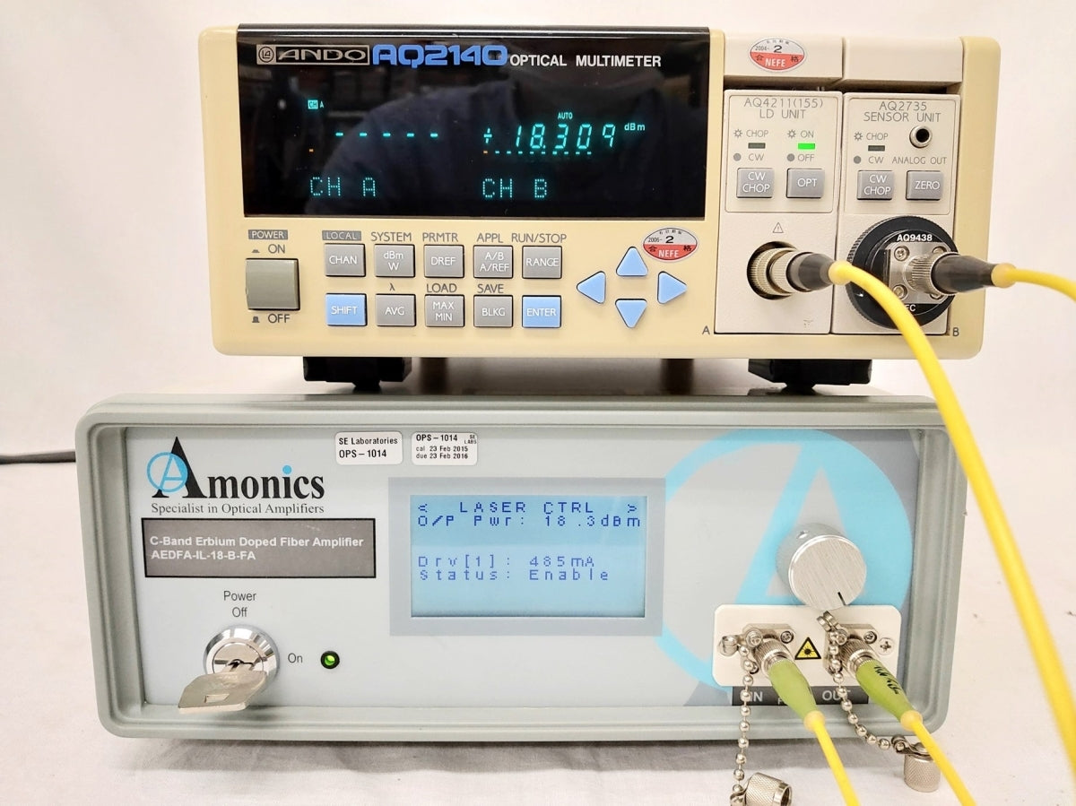 Amonics AEDFA-IL-18-B-FA EDFA Optical Amplifier [p836093139]