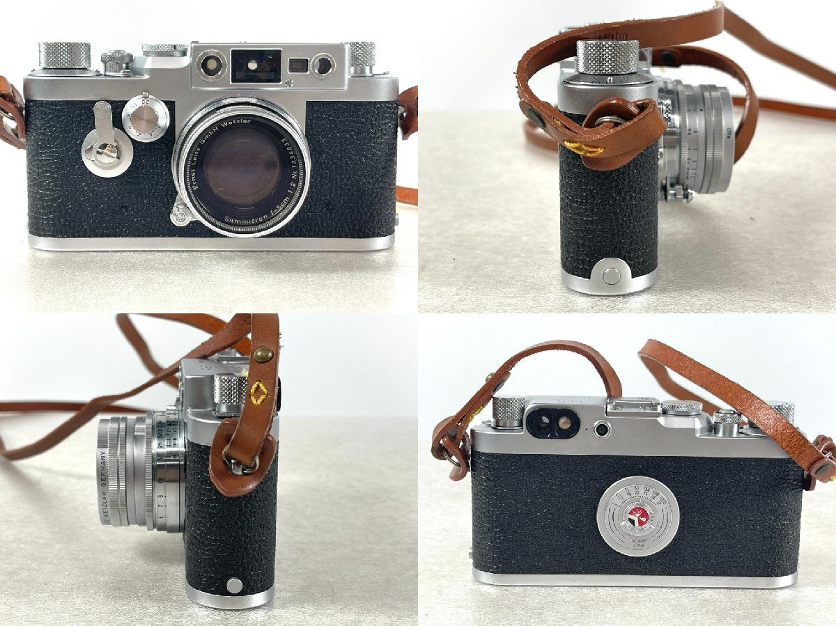 Leica Summicron 5cm f2 Film Camera with Camera Case [l1188623885]