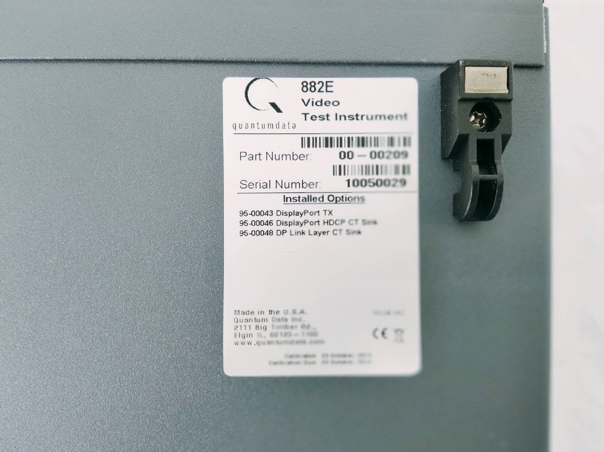 Quantum Data 882E Video Test Generator [w1209353897]