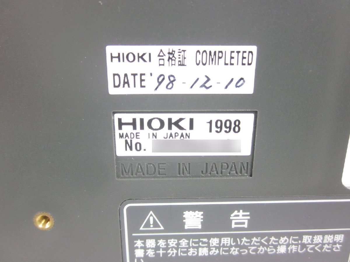 Hioki 3166 Power Tester Clamp Wattmeter Voltage Current Power [t1213684476]