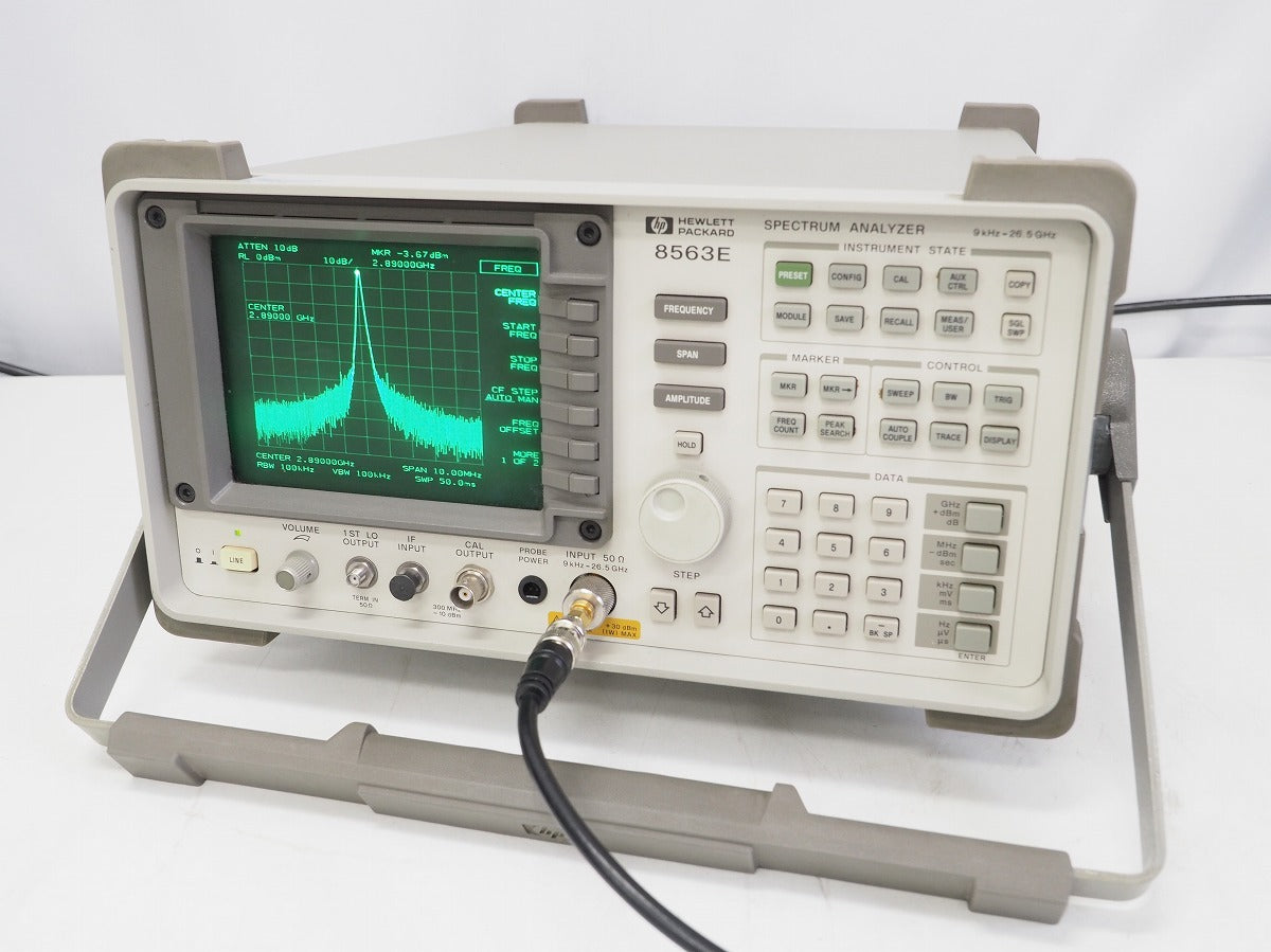 HP 8563E Spectrum Analyzer 9kHz-26.5GHz (for parts or not working) [j1244929365]